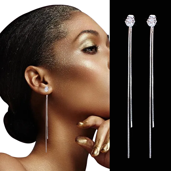 Ghanaian Fringe Earrings - Handmade Afro-Chic Dangle Jewelry for Women