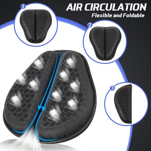 3D Honeycomb Breathable Shock Absorbing Motorcycle Cushion