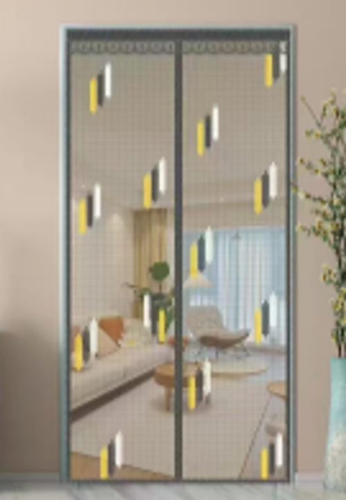 Magnetic Screen Door, Hands Free Self Sealing Mesh Door Curtain, No Drill Installation Anti Mosquito Fly Screen for Front Door, Balcony, Bedroom