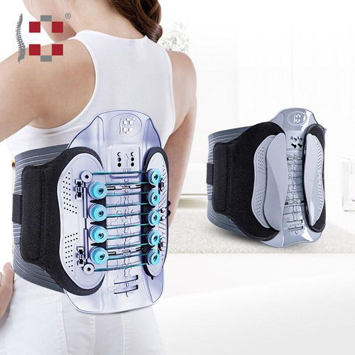 New Orthopaedic Back Traction Spinal Support Belt, Elastic Waist & Back Brace for Pain Relief