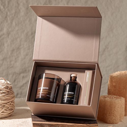 200ml Premium Flameless Fragrance Oil Candle Gift Set, Ideal for Home & Hotel Use