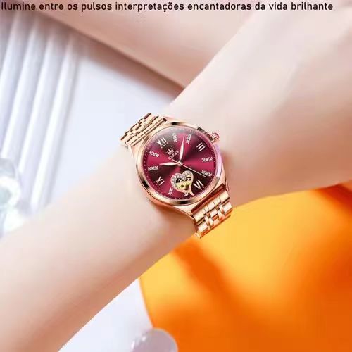 Relógio feminino Fashion Rose Gold