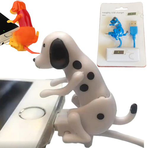 Funny Humpback Dog Fast Charger Micro USB,IOS,Type-C Charging Cable Apple Android Phone Charger Data Cable Stress Relief Toy