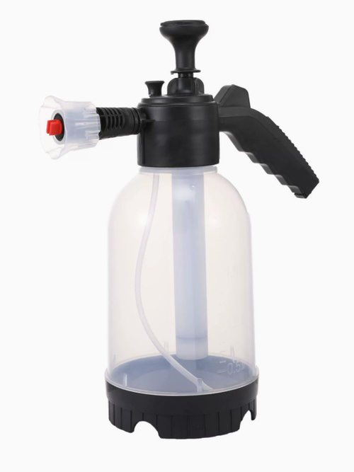 Frasco de espuma em spray para lavagem de automóveis