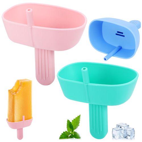 4Pcs Kids Silicone Drip-proof Popsicle Holders