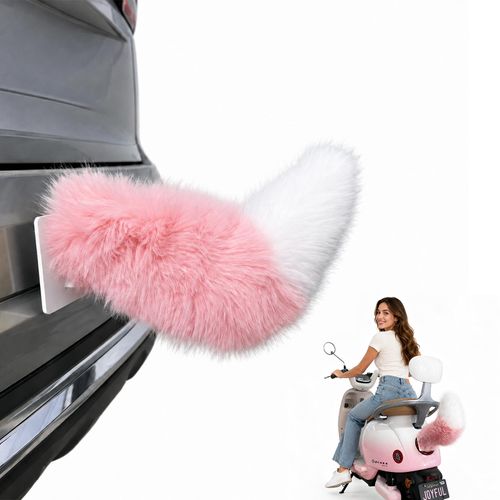 Electric Cat Tail Car Decoration