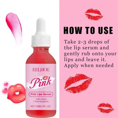 Lip Care Serum with Arbutin & Botanical Squalane, Daily Moisturising, Reduces Lip Lines