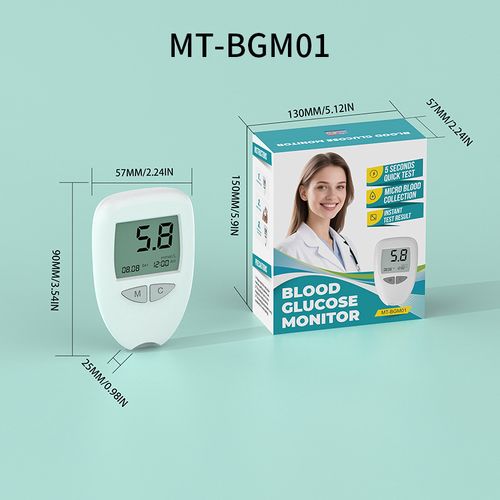 Blood glucose meter home high blood sugar measuring instrument blood glucose fully automatic free code adjustment blood glucose monitor for pregnant women