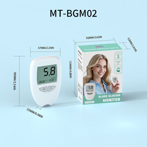 Blood glucose meter home high blood sugar measuring instrument blood glucose fully automatic free code adjustment blood glucose monitor for pregnant women