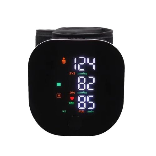 USB Charging Wrist Electronic Sphygmomanometer High Definition Large Screen Intelligent Voice Home Blood Pressure Monitor