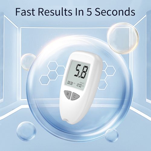 Blood glucose meter home high blood sugar measuring instrument blood glucose fully automatic free code adjustment blood glucose monitor for pregnant women