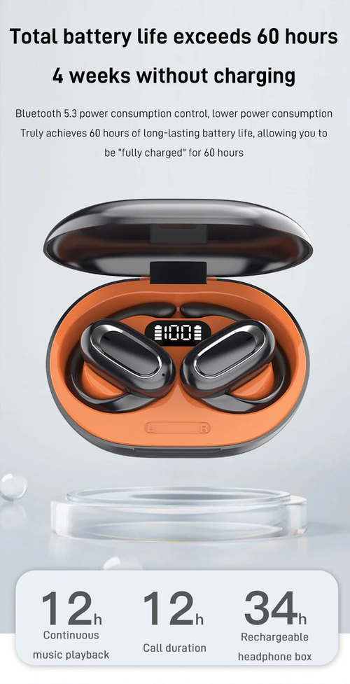 Fashion technology is full.--3D Surround Open OWS Bluetooth Headphones