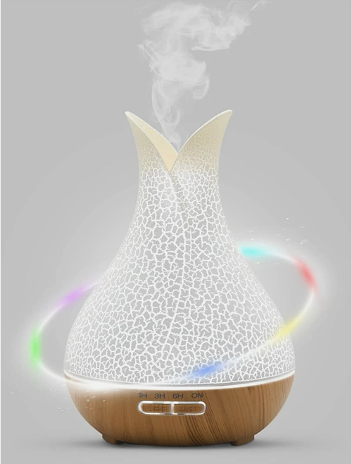 Essential Oil Diffuser 400ML Diffusers for Essential Oils Large Room 2 Mist Mode