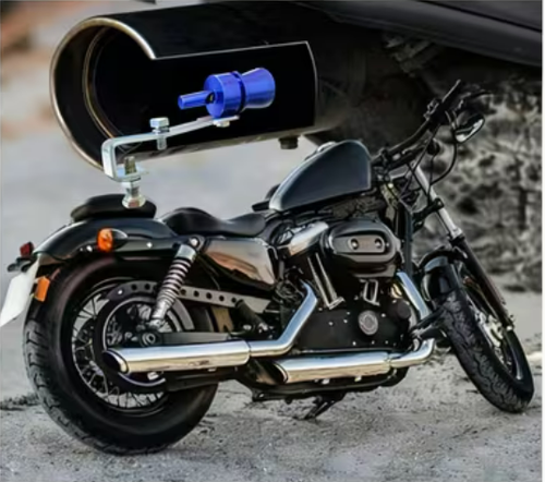 🔥Medium Universal Turbo Sound Noise Exhaust Muffler Pipe Whistle Valve🚗💨