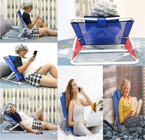 Mobility - Back Support for Bed (from 25° to 80°), Adjustable Rest, Sit Up in Seniors, Wedge
