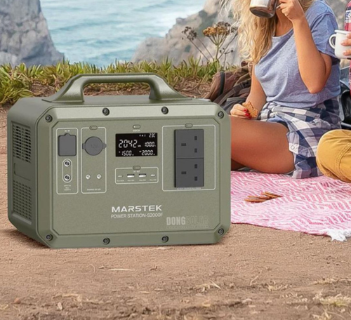 The Powerstation S2000 boasts 2042Wh, capacity and multiple output ports to power your devices on the go.