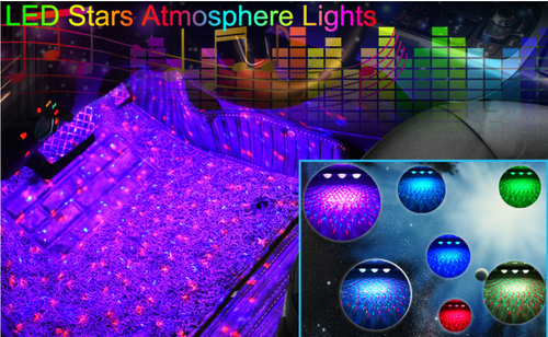 Backlight of interior lights (including 4 lamp posts)