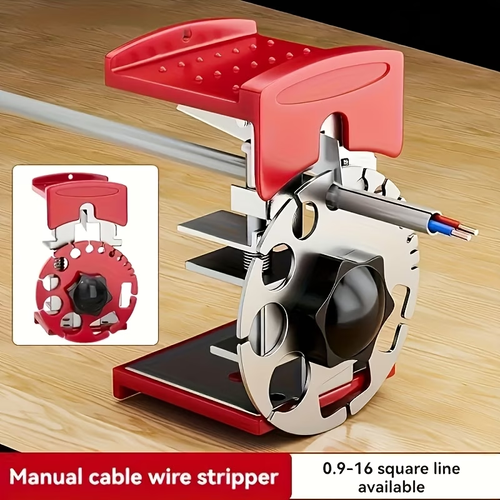 Heavy-duty manual adjustable wire stripper