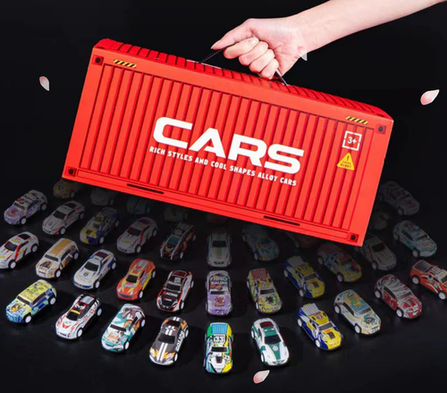 🎅Christmas promotion 50% OFF🎁48 Mini Pull-Back Cars with Built-In Garage Set