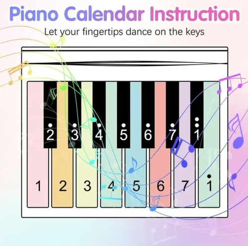 2026 New Arrival🔥🎹Mini Piano Music Calendar 2025 - Playable Piano Desk Calendar Decoration & Practice Tool🎶🎵