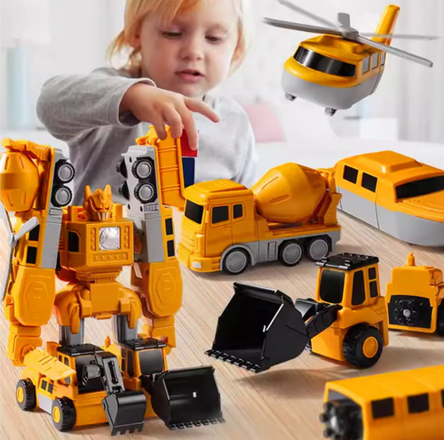 Hot Sale 50% Off🔥Magnetic Transform Engineering Car Assembled Toys.