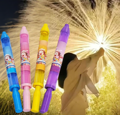 ☀️🎆Firework Style Water Spray Toy🔫💧Buy and give 3 again and again, and you get 4 in all.Pink, yellow, blue and purple are four colors.