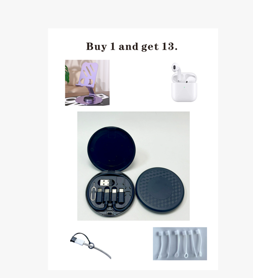 Buy 1 and get 13.,A total of 13 mobile phone accessories can be obtained.