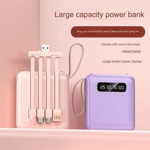 🔥2025 New! 20000mAh Dual-Light Power Bank - 1 to 4 Outputs, Charge Anywhere!