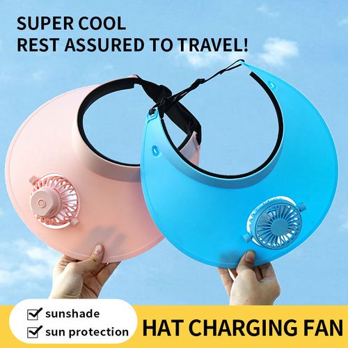 Hot Selling Cheap Price Summer Outdoor Sun Protection Adjustable Rotating Fan Sun Hat