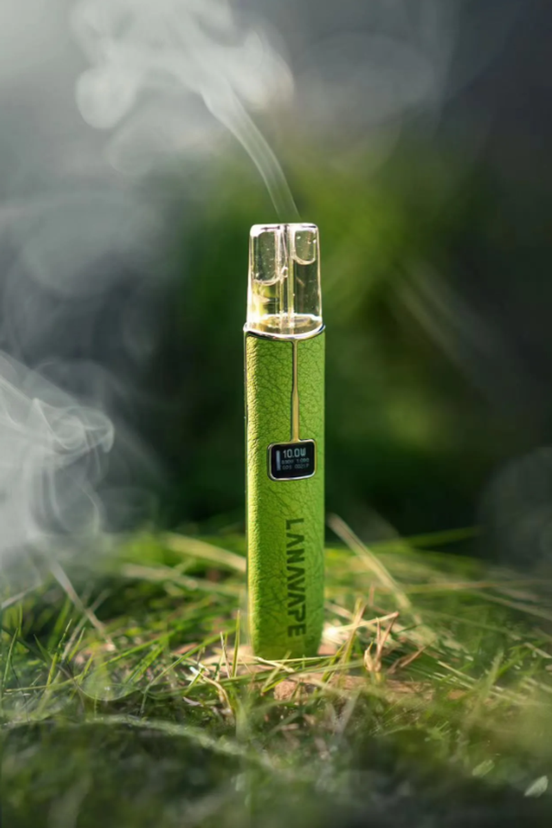LANA 高端皮革质感主機搭配霧化桿，适配通用一代煙彈，品质卓越，防刮耐磨，确保正品！
