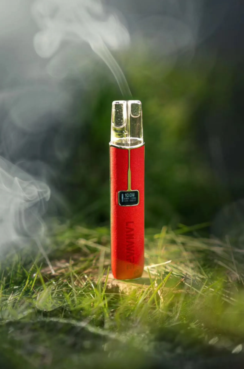 LANA 高端皮革质感主機搭配霧化桿，适配通用一代煙彈，品质卓越，防刮耐磨，确保正品！