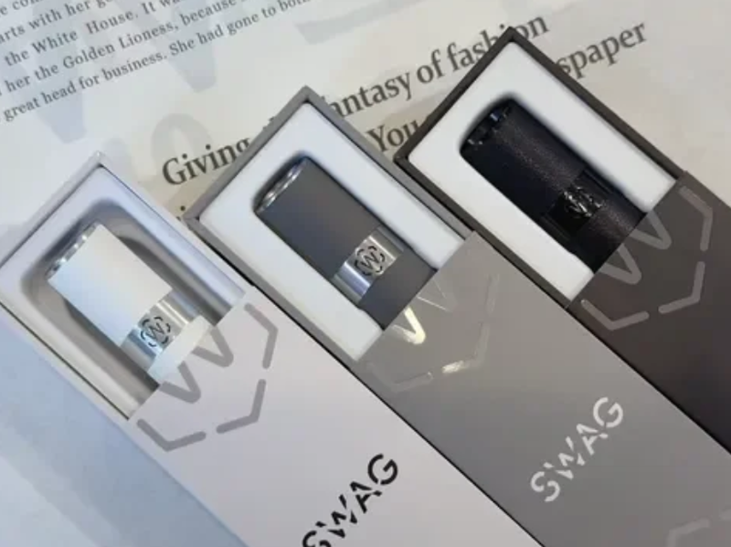 SWAG 高品质皮革主机搭配雾化杆，适配通用一代烟弹，耐磨防刮，官方正品！