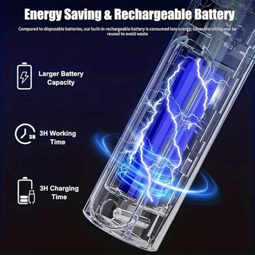 2-in-1 Automatic Trapping Electric Mosquito Swatter with UV Light & Rechargeable Base