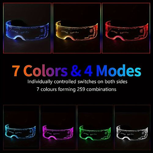 LED Visor Glasse