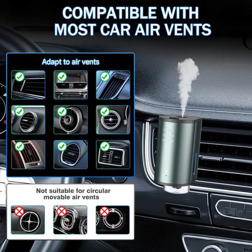 Freshen Every Drive with a Smart LED Car Diffuser