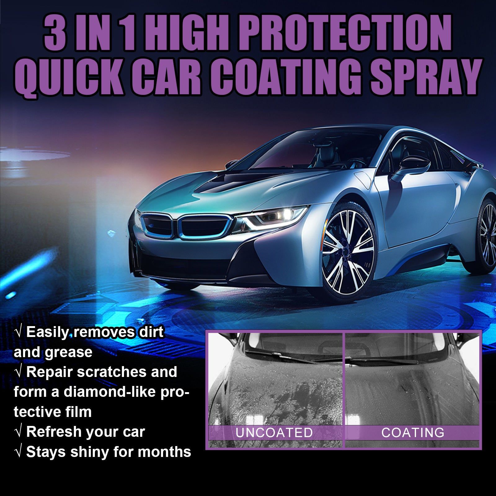 🚙Aerosol Anti-Rayas - Líquido de cristal