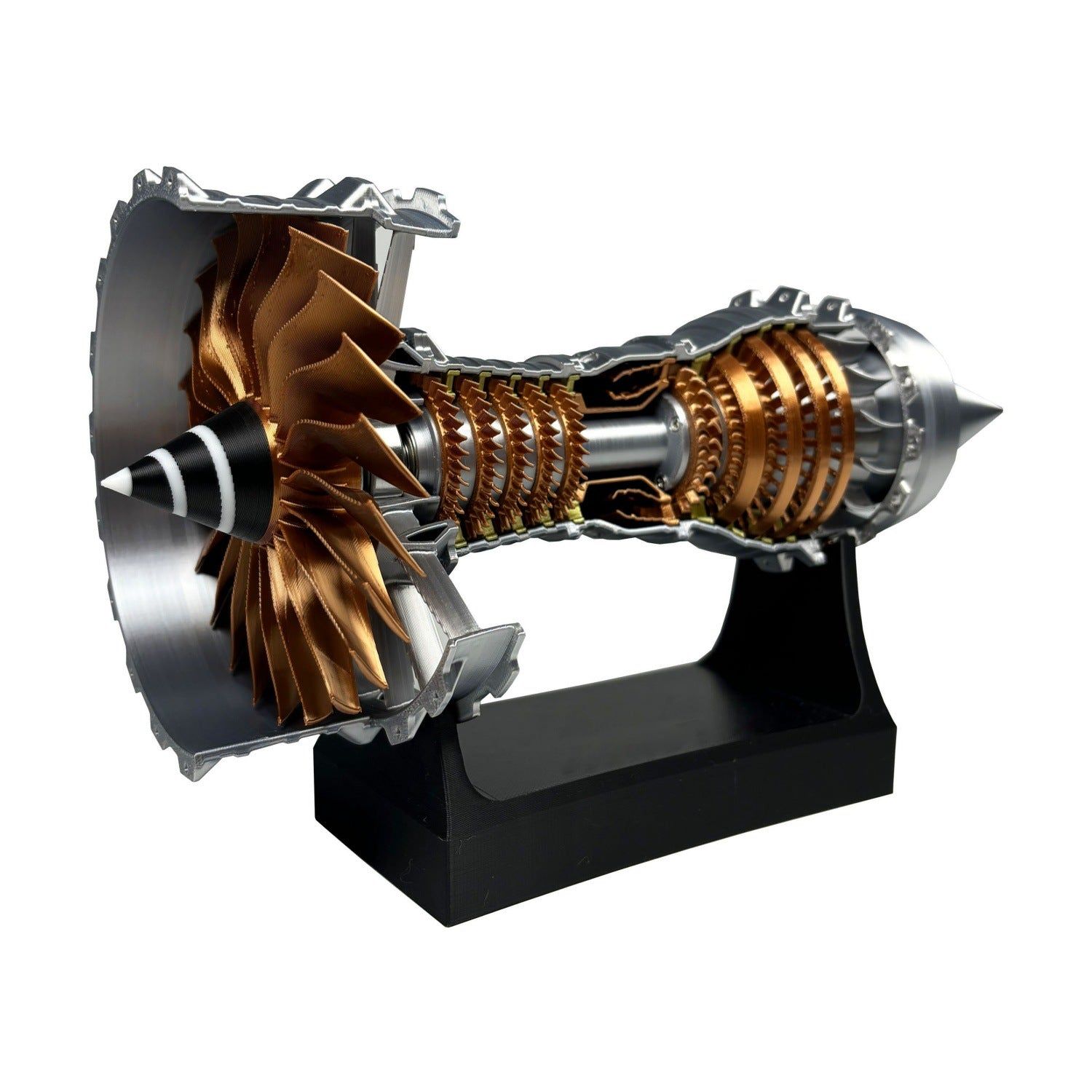 🚀 Motor de Turbina Funcional – Modelo de Alta Finura para Coleccionistas de Aviación ✈️