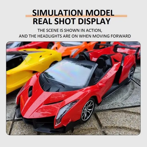 2024 High Speed 1:16 RC Sport Toy Car Remote Control Vehicle Simulation Racing Hobby Headlight Radio Control Toys Children Toys