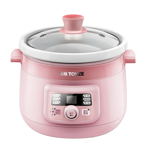 OEM Cheap Baby Slow Cooker Electric Crock Pot Stew Pot Slow Cooker With Ceramic Liner 110V 220V Automatic Health Mini Soup Maker