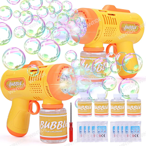 OEM ODM wholesale Unisex bubble machine outdoor kids bubble toys blower automatic PP plastic Bubble Gun