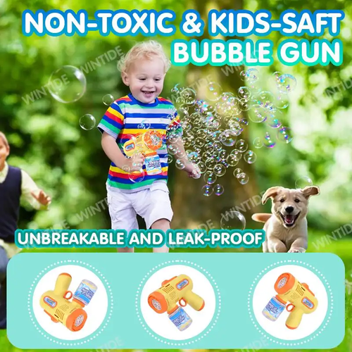 OEM ODM wholesale Unisex bubble machine outdoor kids bubble toys blower automatic PP plastic Bubble Gun