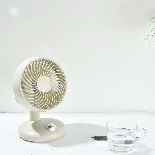 Home Appliance Oscillating Rechargeable Table Portable Circulator Fan Silent Electric Turbo Air Circulation Desk Fan