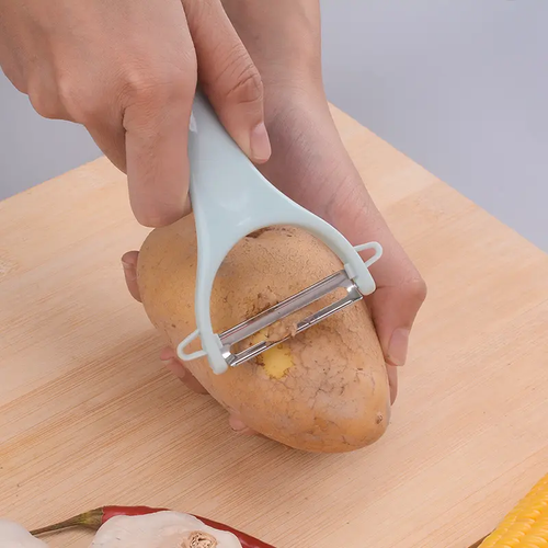 Stainless steel fruit knife set melon planer three-piece kitchen scissors peeler Kitchen gadget knife new explosive