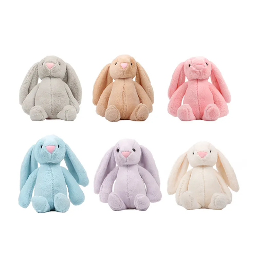 Drop Shipping Wholesale Rabbit Plush Toy For Easter Holiday Soft Animal Cute Plush Rabbit Toy