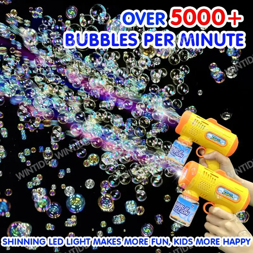 OEM ODM wholesale Unisex bubble machine outdoor kids bubble toys blower automatic PP plastic Bubble Gun