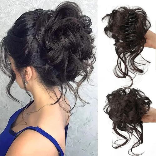 Big Black Friday Sale----Buy 1 Get 1 Free - Curly Bun Hair Claw Clips