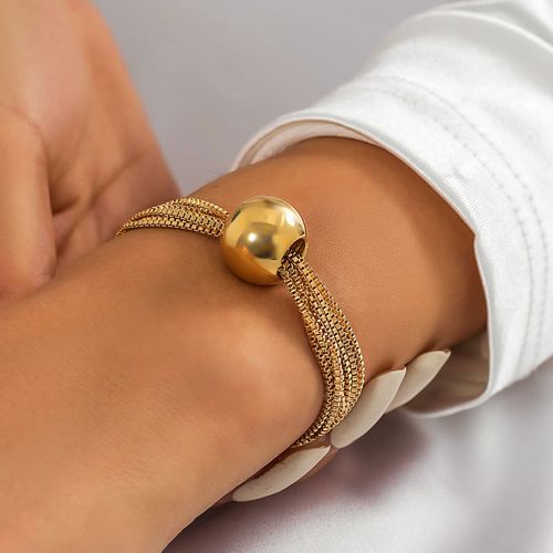 Multi-layer ball pendant women's necklace set