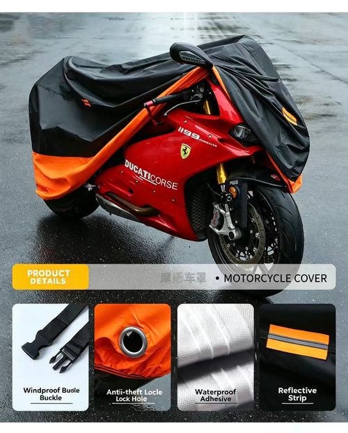 Motorcycle Cover: Rain, Sun, and Dust Protection
