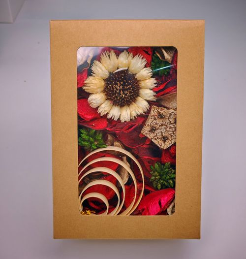 dried flower petal sachet