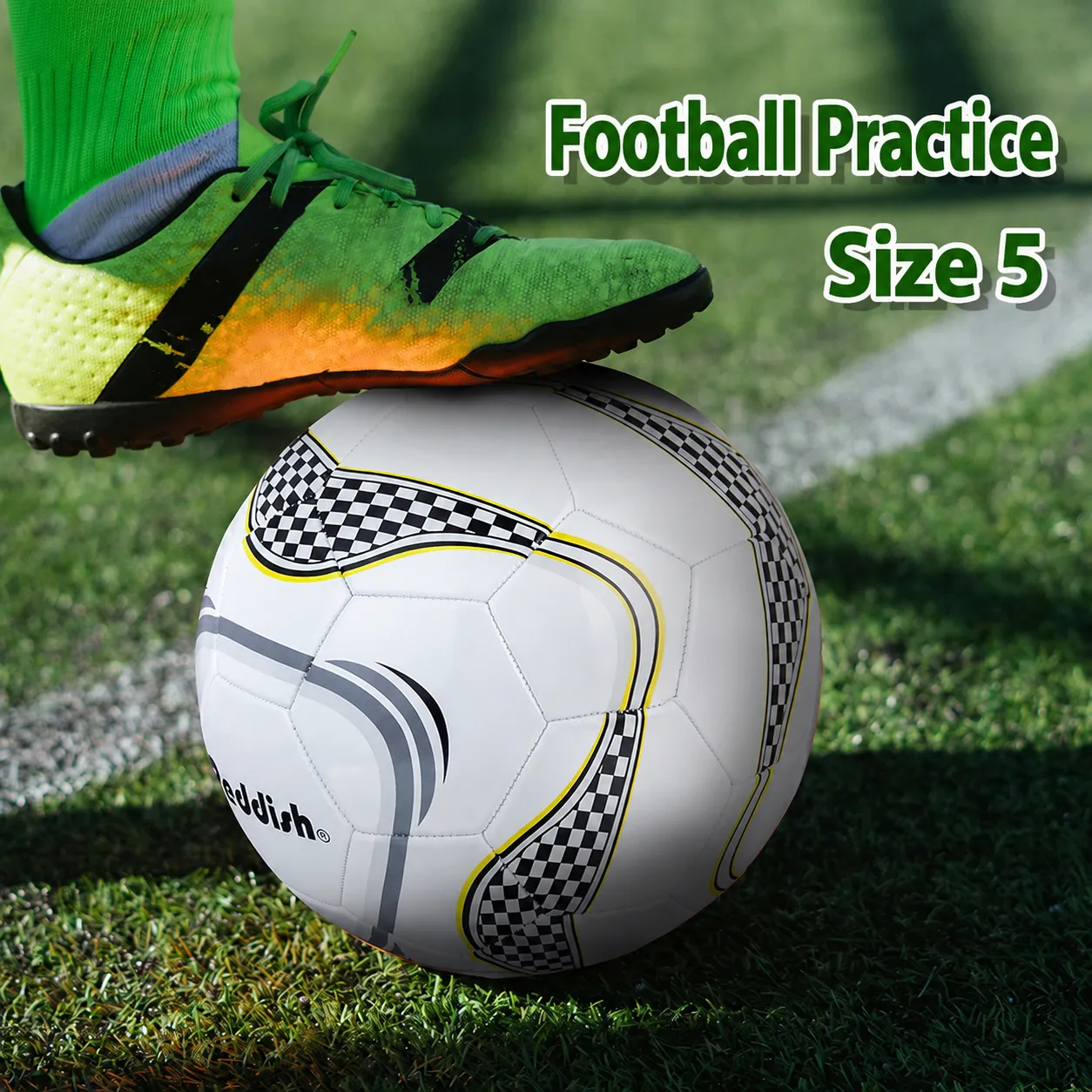 Size 5 Training Football with TPU Cover - A Recognisable Panel Design